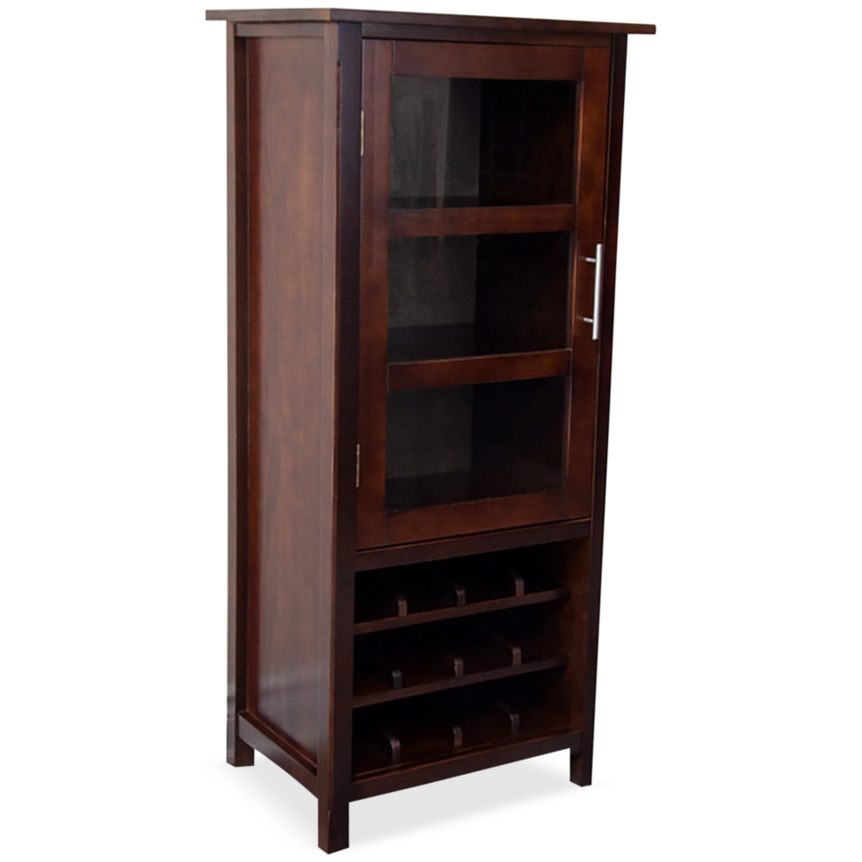 Simpli Home Easton High Storage Wine Rack, Direct Ships for just $9.95