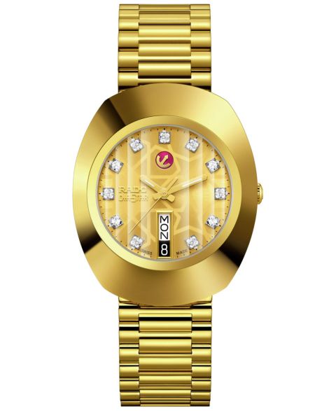 Мужские часы Rado Swiss Automatic Original Gold-Tone Stainless Steel Bracelet Watch 35mm