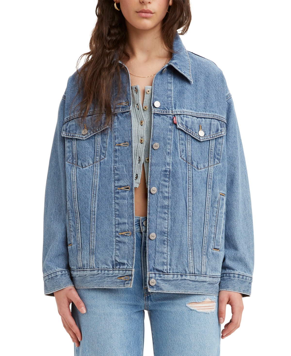 Levi s Women s Baggy Trucker Jacket Smart Closet