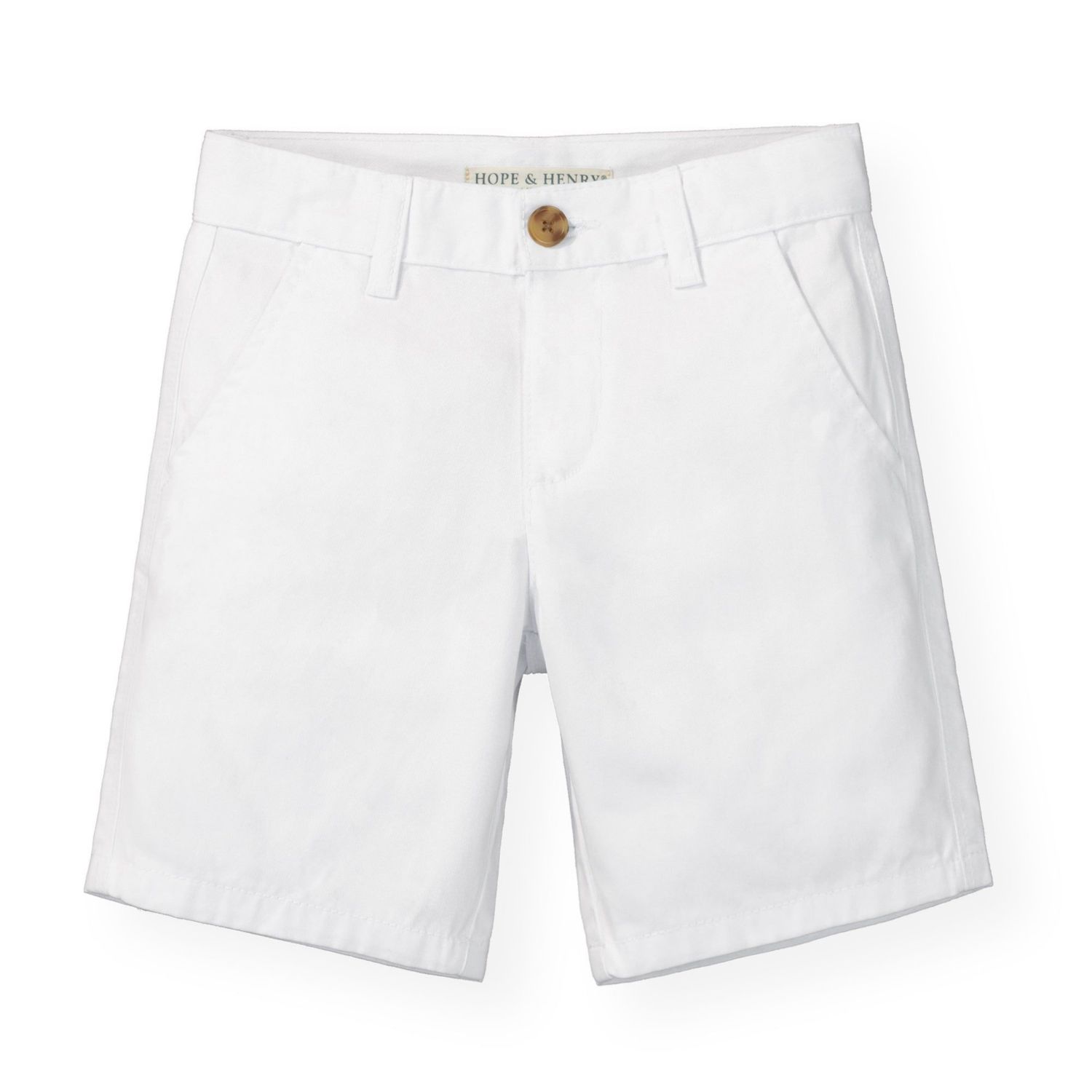 Toddler Boys Hope and Henry Cotton Stretch Chino Short