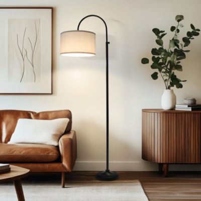 Nora Modern LED Arc Floor Lamp with Adjustable Height (68")