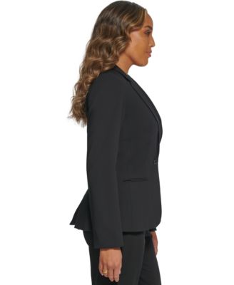 One-Button Blazer, Regular and Petite Sizes