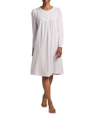 long sleeve knit nightgown