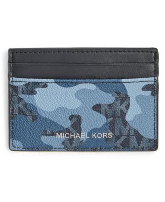Michael Kors - Men's Faux Nappa Leather Camo Card Case
