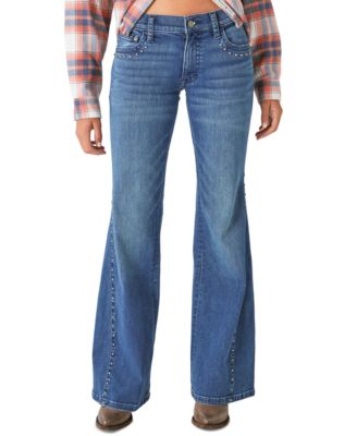 Lucky Brand - Women's Yellowstone Blue Thunder Low Rise Flared Jeans