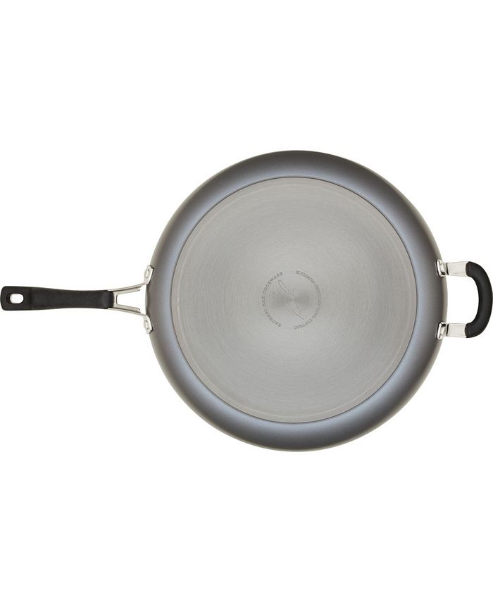 Rachael Ray Cook + Create Hard Anodized Nonstick Frying Pan with Helper