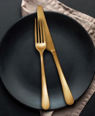 Mirabella Satin Titanium 18/0 Stainless Steel 20 Piece Set, Service for 4