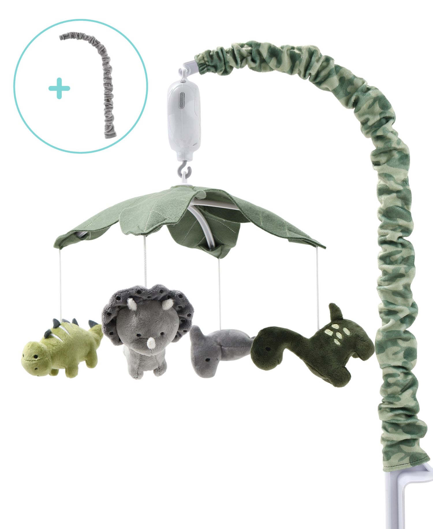 Baby Crib Mobile for Boys or Girls, Dinosaur, Musical