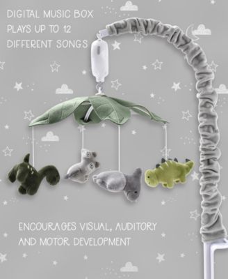 Baby Crib Mobile for Boys or Girls, Dinosaur, Musical