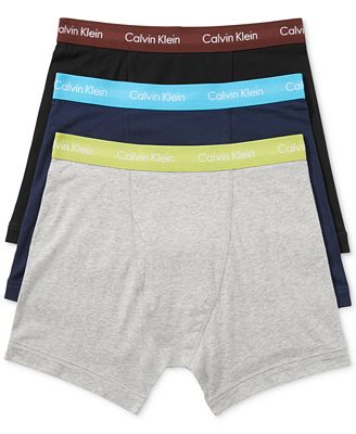 Calvin Klein Men's Cotton Stretch Boxer Briefs 3-Pack - Underwear ...