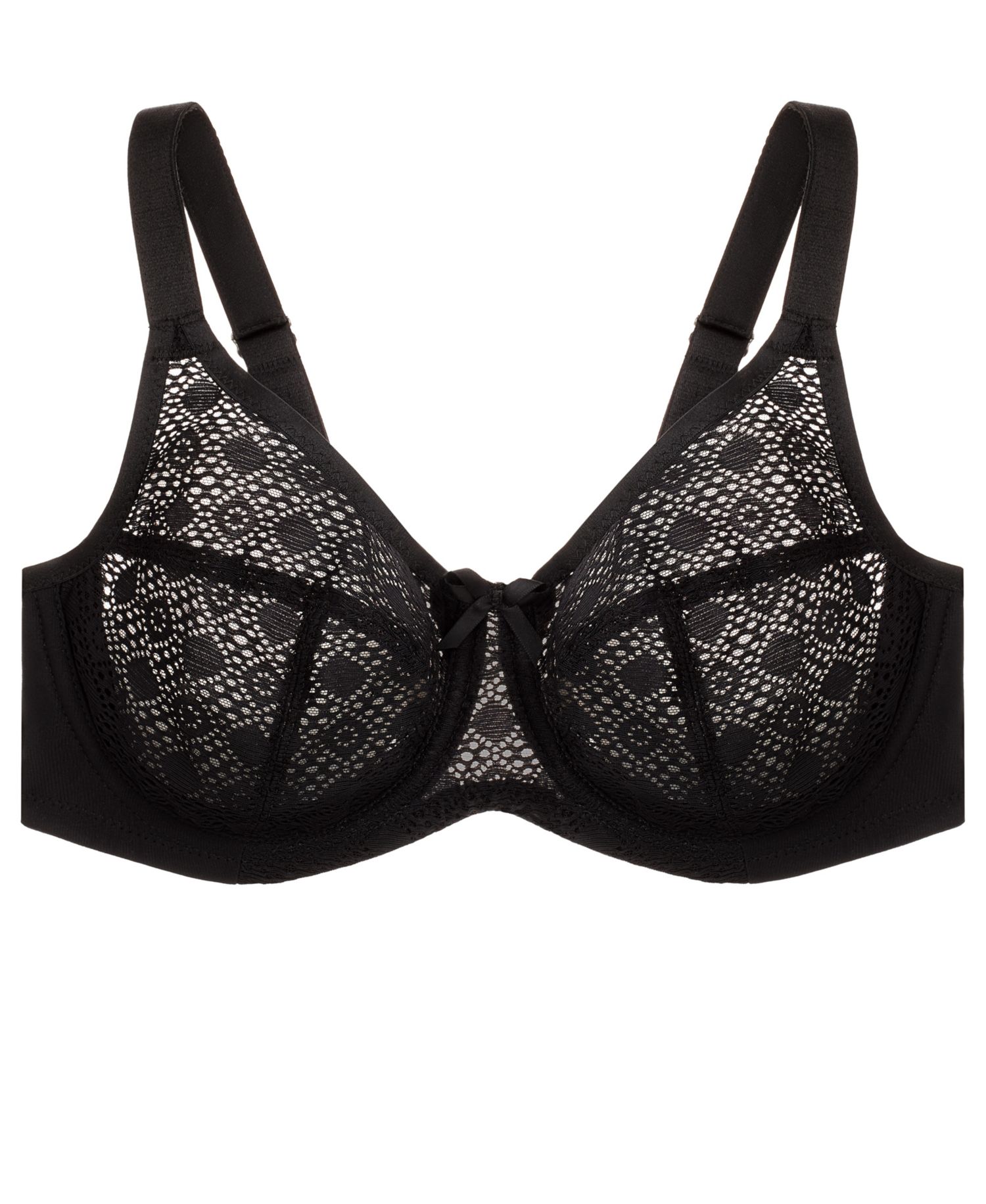 Plus Size Full Figure Wonderwire Lace Comfort Bra 9855