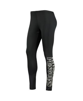 Women's Black Pittsburgh Penguins Stadium Leggings