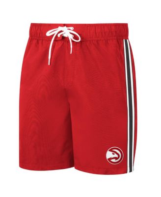 Men's Red Atlanta Hawks Sand Beach Volley Swim Shorts
