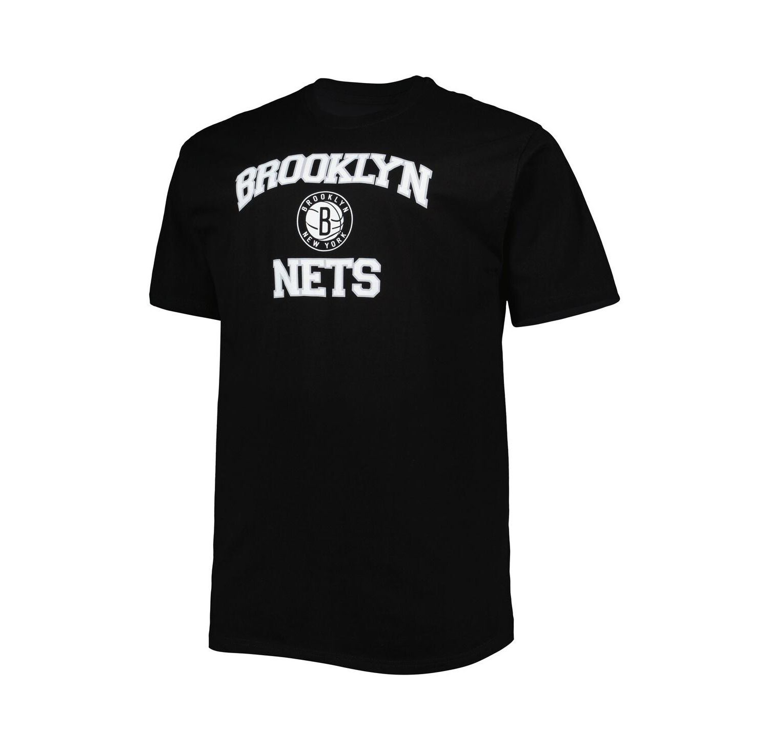Men's Black Brooklyn Nets Big and Tall Heart and Soul T-shirt
