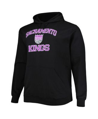 Men's Black Sacramento Kings Big and Tall Heart and Soul Pullover Hoodie