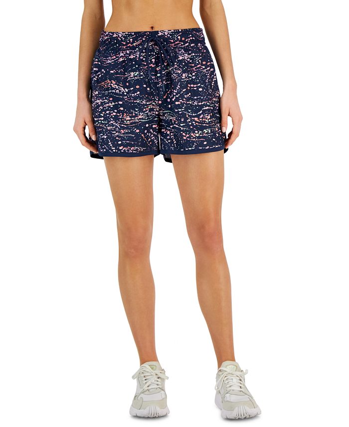 ID Ideology Women's Mod Splatter Running Shorts, Created for Macy's ...