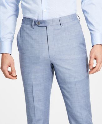 Men's Skinny-Fit Wool-Blend Infinite Stretch Suit Pants