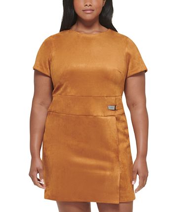 DKNY Plus Size Short-Sleeve Sheath Dress - Macy's