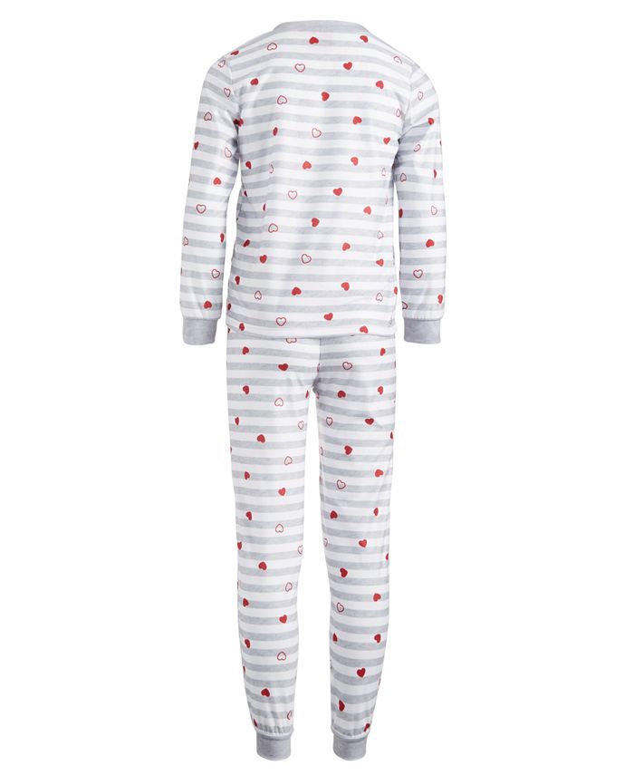 Family Pajamas Kids Hearts Pajamas Set, Created for Macy's - Macy's