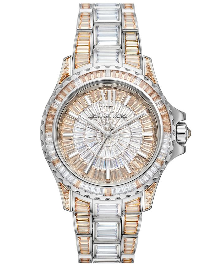 Michael Kors Women's Everest Three-Hand Multi Tone Stainless Steel Limited  Edition Bracelet Watch 42mm & Reviews - All Watches - Jewelry & Watches -  Macy's