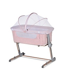 Hug Me Plus 3-in-1 Bedside Sleeper & Portable Bassinet with Mosquito Net