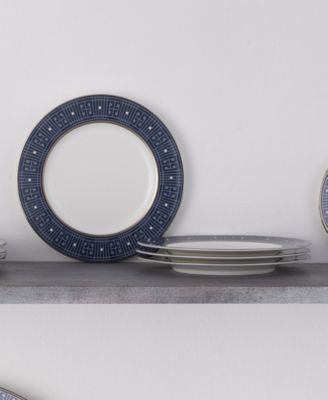 Infinity Blue 4 Piece Salad Plate Set, Service for 4