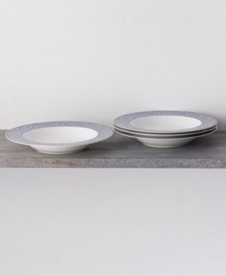 Infinity Blue 4 Piece Soup Bowl Set 12 oz, Service for 4