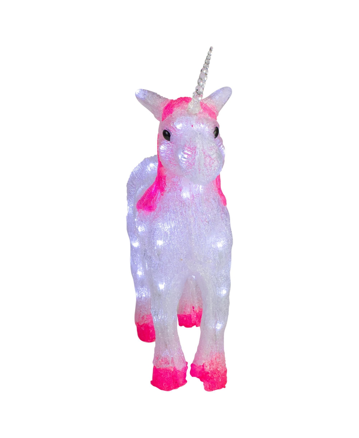Northlight Lighted Commercial Grade Acrylic Unicorn Christmas Display Decoration,