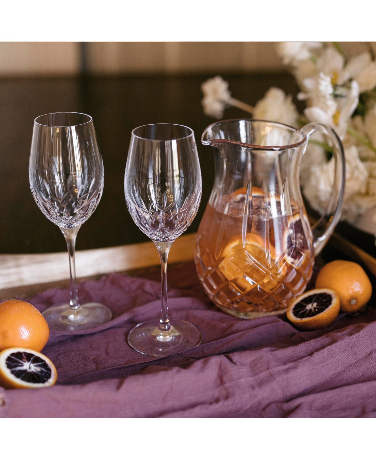 Waterford Lismore Pitcher 57.5 oz In Clear