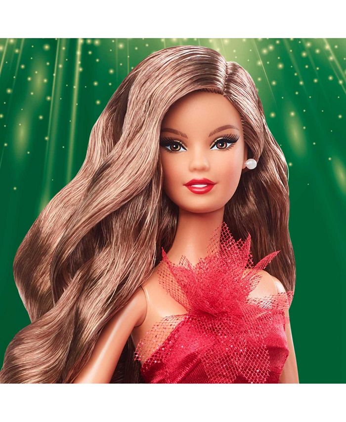 Barbie ¿Signature 2022 Holiday Collector Doll & Reviews - All Toys - Macy's