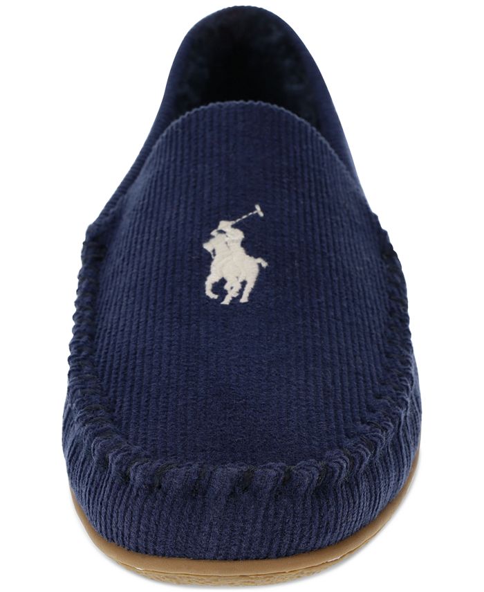 ralph lauren mens moccasin slippers