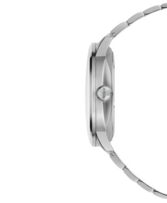 Men's Swiss Automatic Commander Stainless Steel Bracelet Watch 40mm