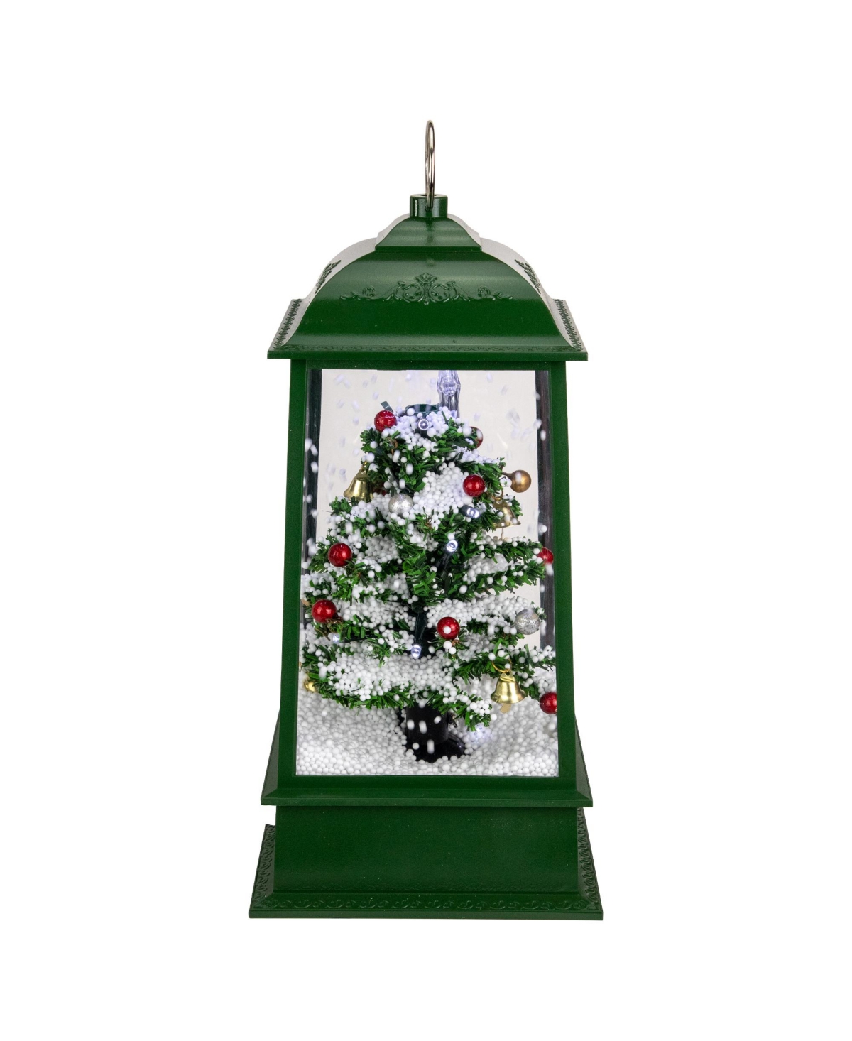 Northlight Led Lighted Snowing Musical Christmas Tree Lantern,