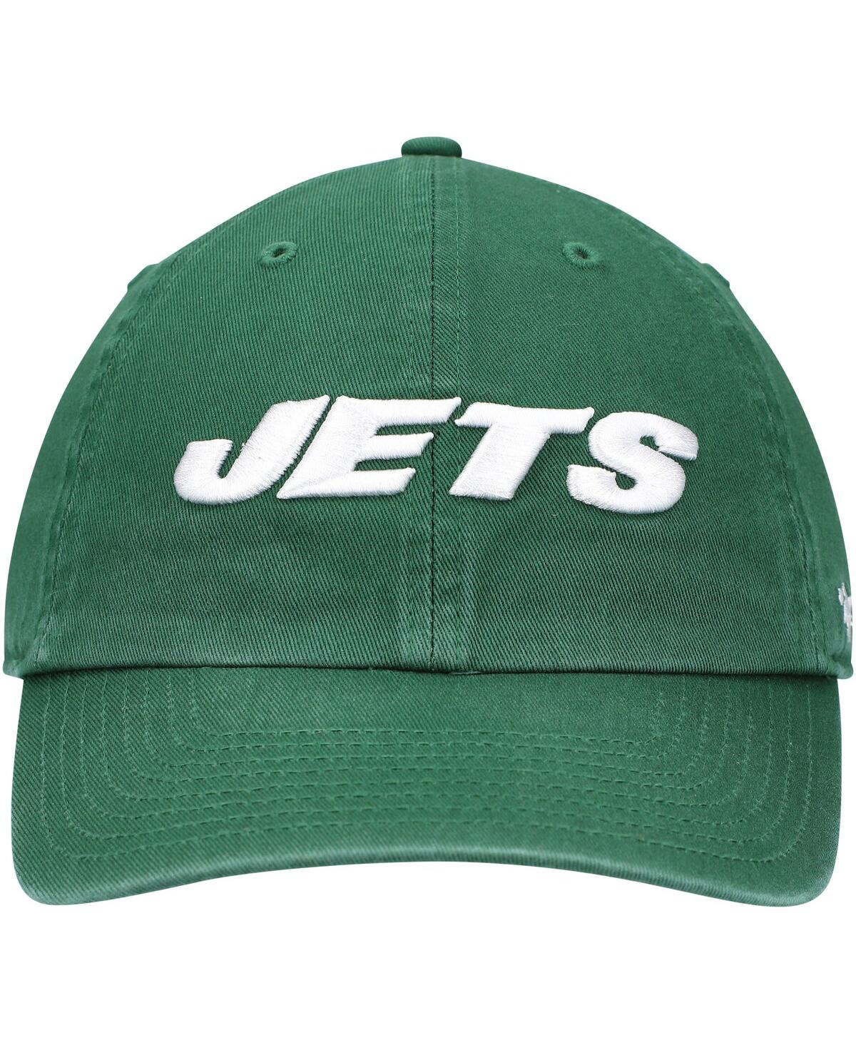 Shop 47 Brand Men's '47 Green New York Jets Clean Up Script Adjustable Hat