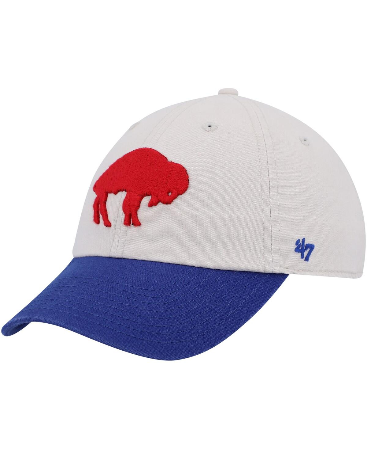 Men's '47 Royal Buffalo Bills Sidestep Clean Up Adjustable Hat - Royal