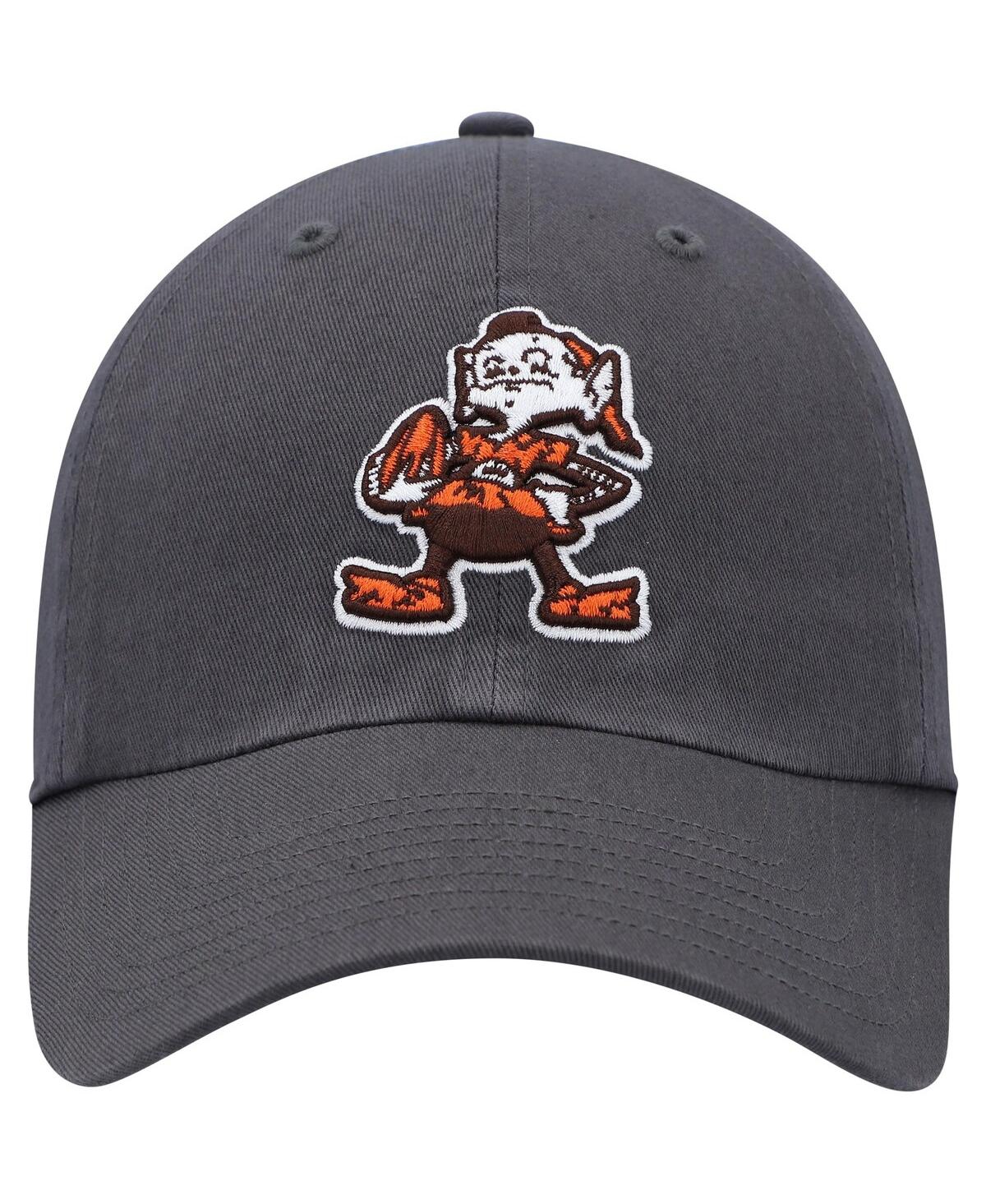 Men's '47 BrandCleveland Browns Clean Up Legacy Adjustable Hat - Charcoal