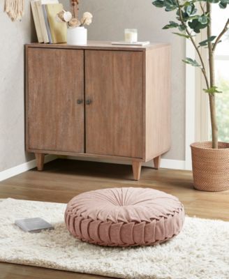 Loretta Chenille Decorative Floor Pillow, 22" x 6"