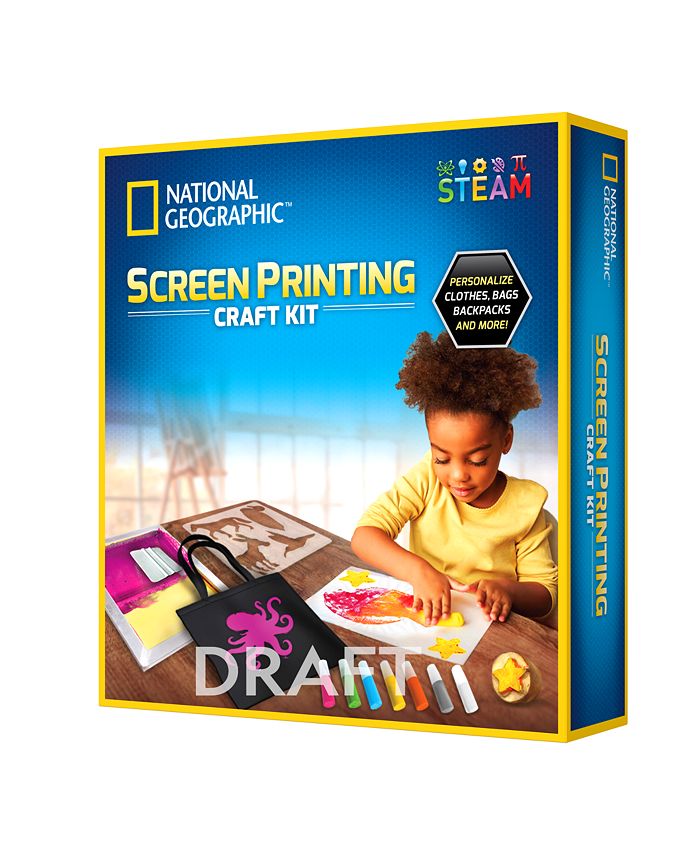 National Geographic Screen Printing Craft Kit & Reviews All Toys Macy's