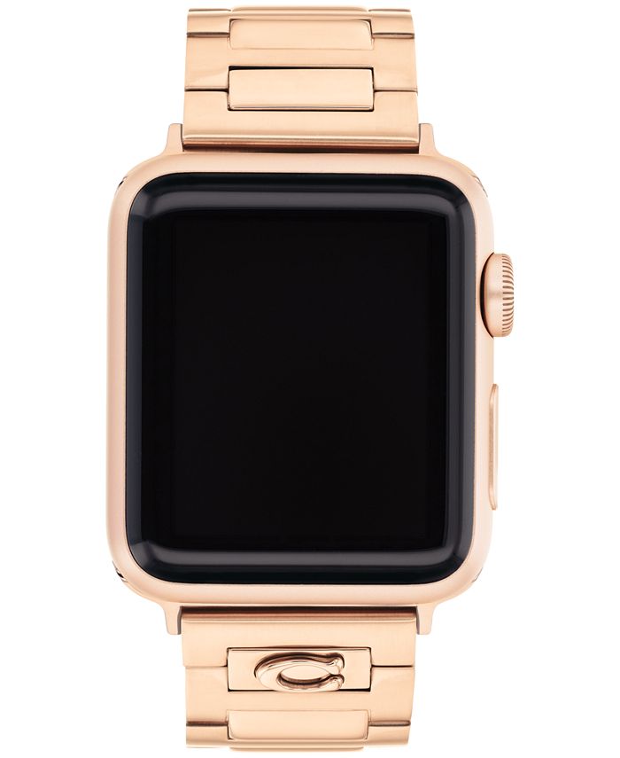 COACH Rose GoldTone Apple Bracelet, 38, 40, 41mm Macy's