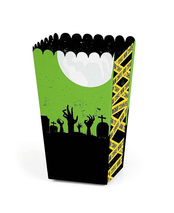 Big Dot of Happiness Zombie Zone - Halloween or Birthday Party Favor ...