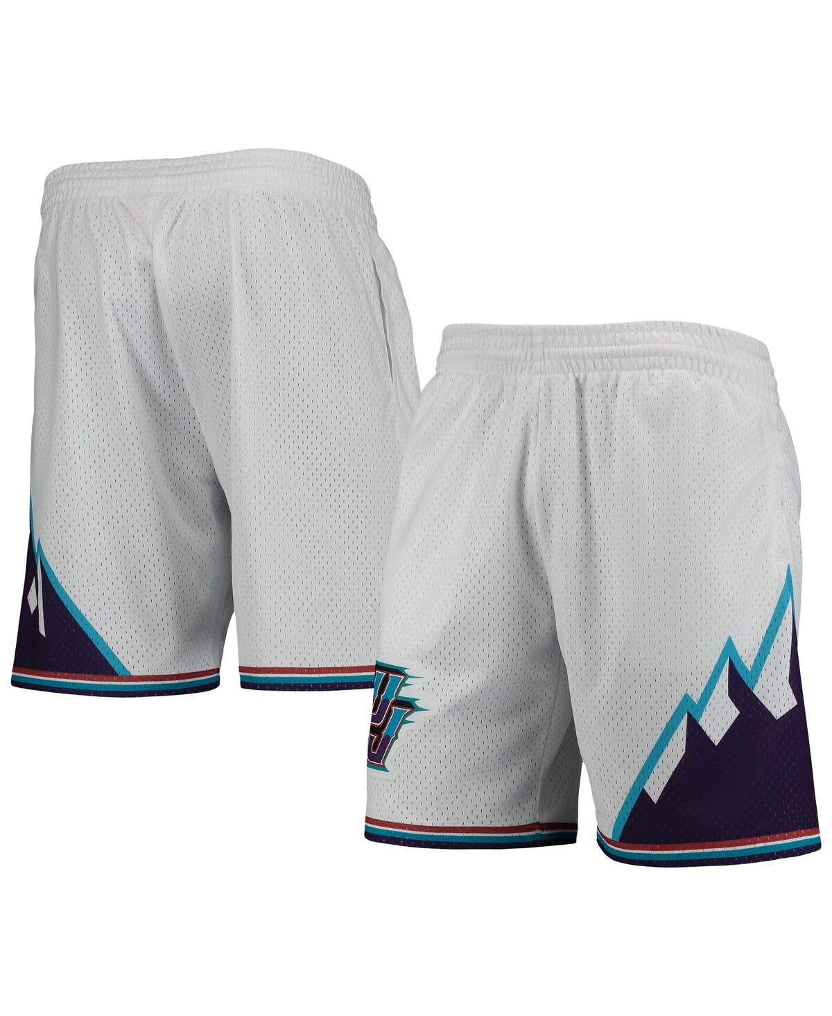 Mitchell & Ness Men's  White Utah Jazz 1996-97 Hardwood Classics Swingman Shorts In White