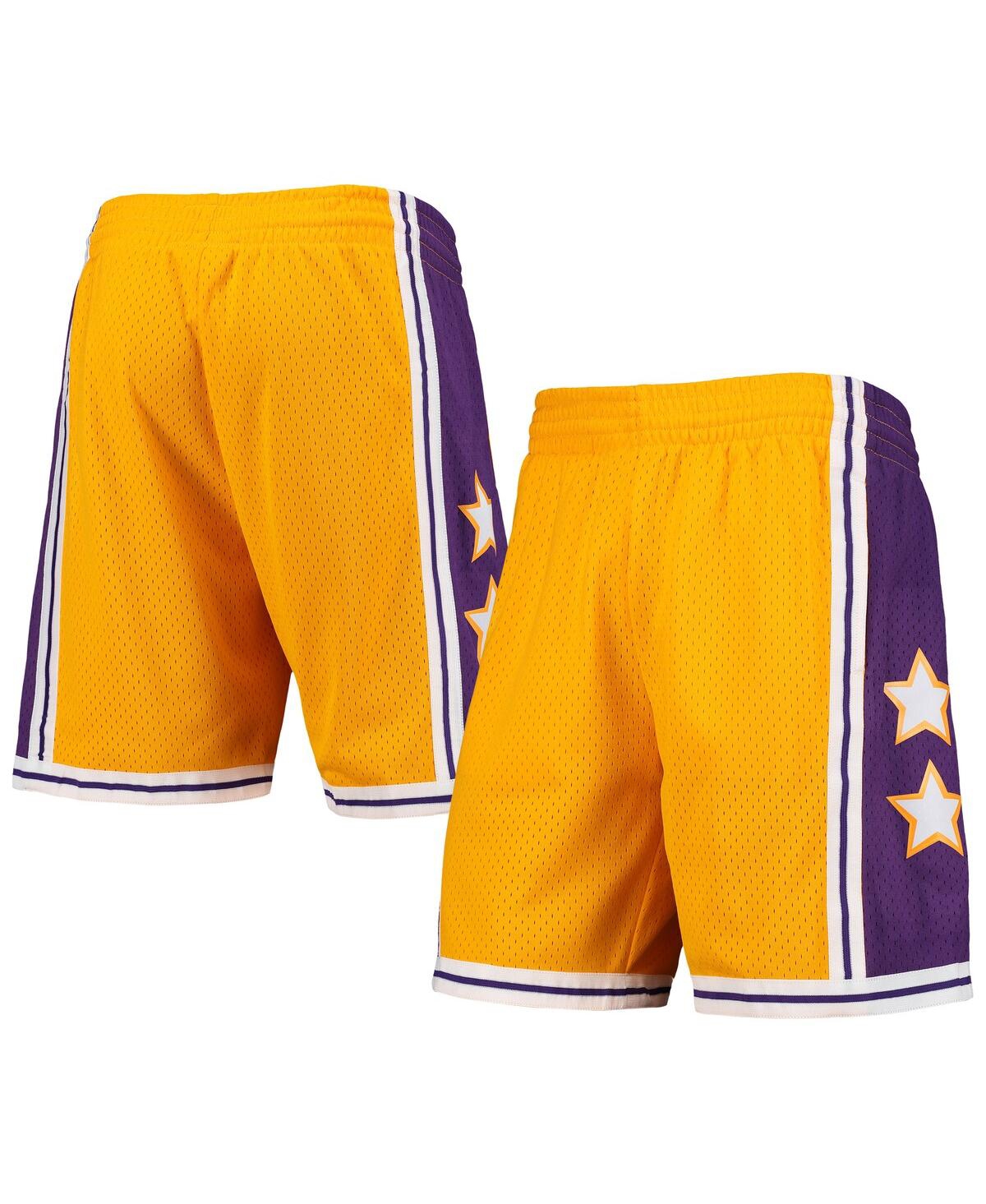 Men's Mitchell & NessWestern Conference Hardwood Classics 1972 All-Star Game Swingman Shorts - Gold