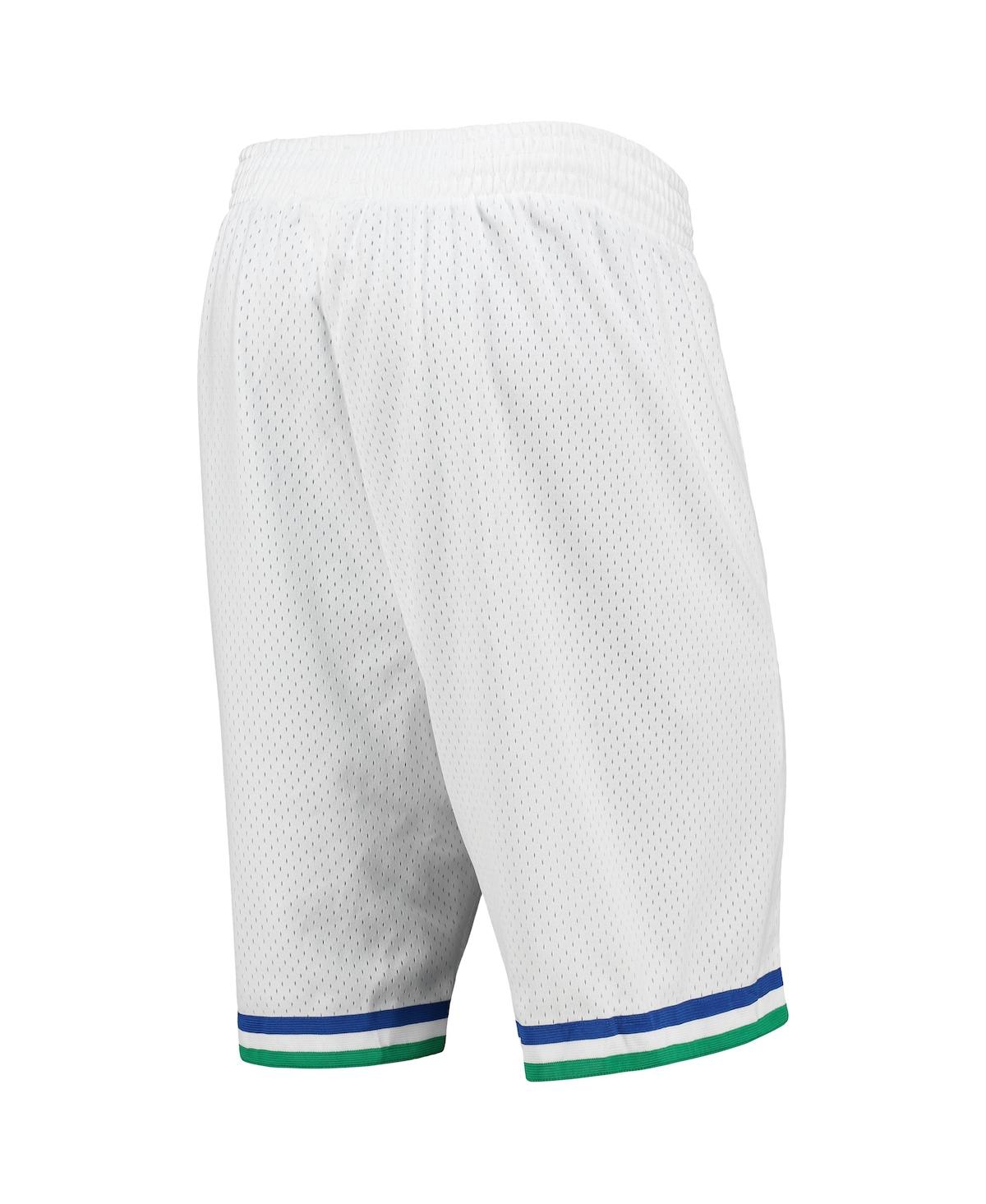 Mitchell & Ness Men's  White Dallas Mavericks 1998-99 Hardwood Classics Swingman Shorts In White