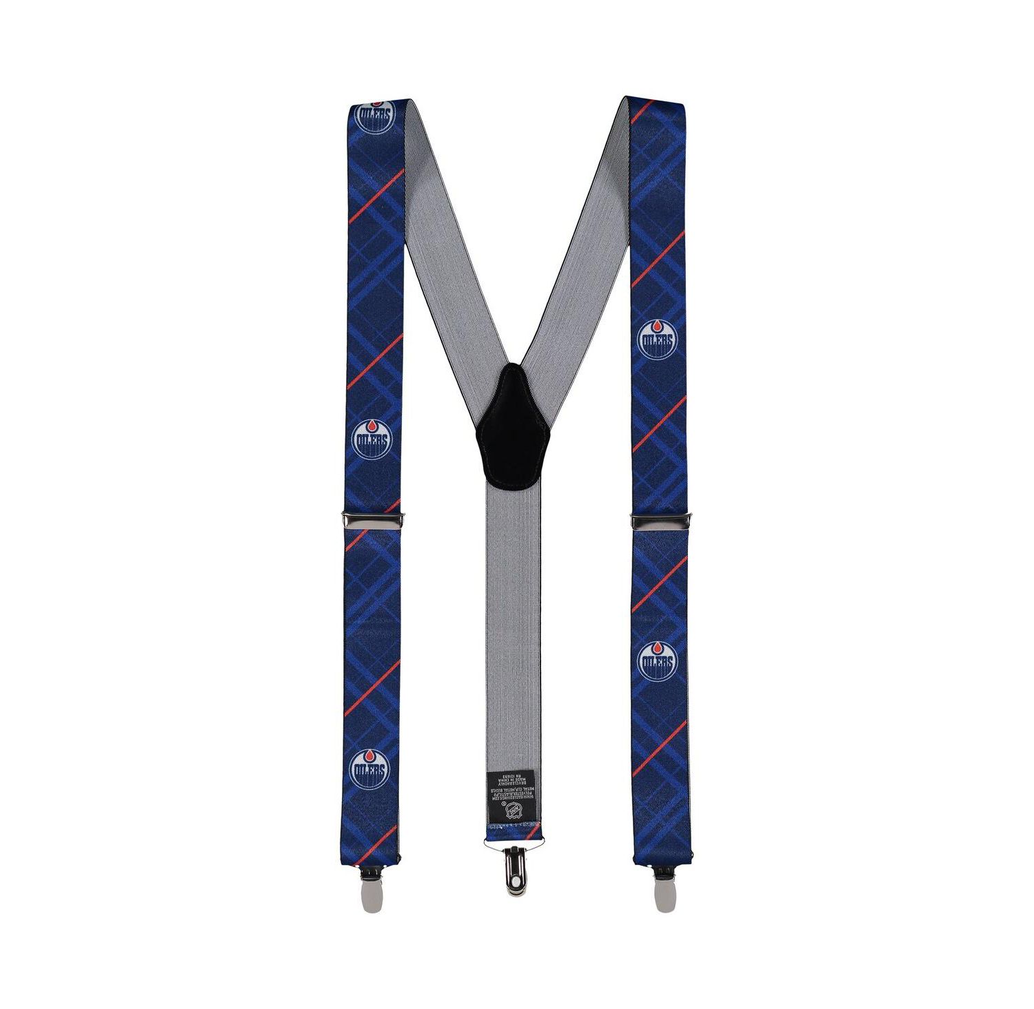 Men's Blue Edmonton Oilers Suspenders