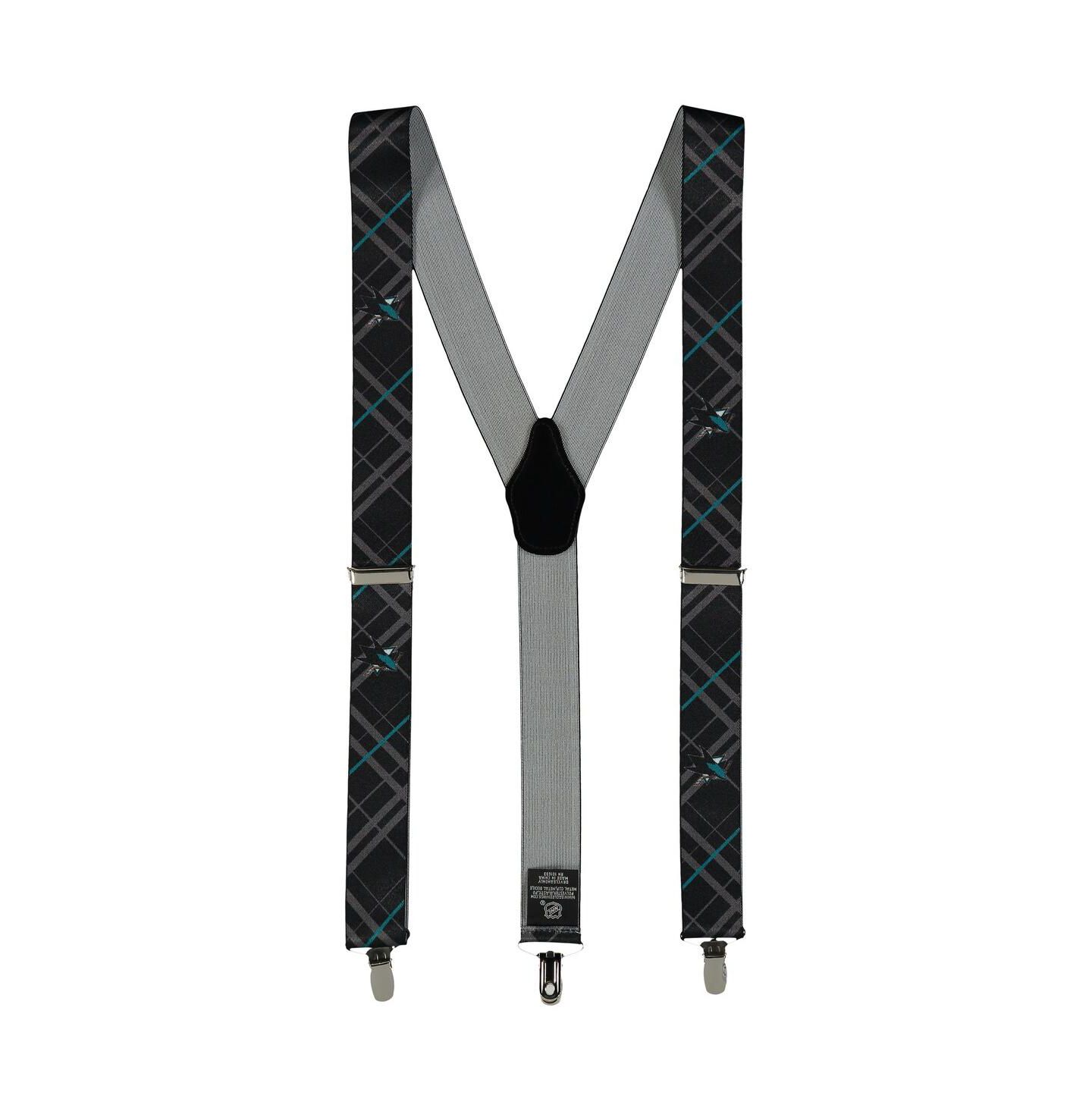 Мужские подтяжки Eagles Wings Black San Jose Sharks Suspenders — фото 1