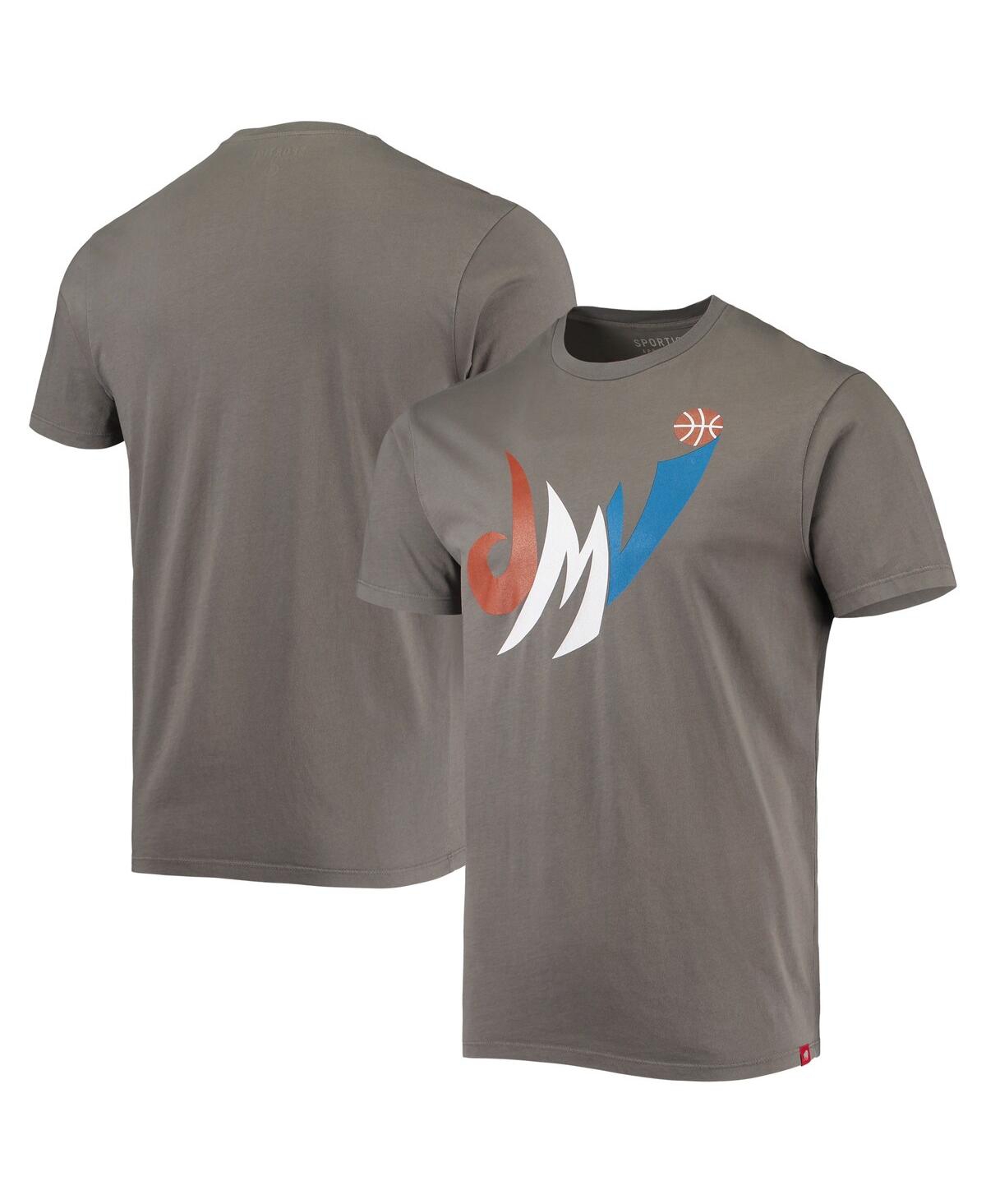 Shop Sportiqe Men's  Charcoal Washington Wizards Bingham T-shirt
