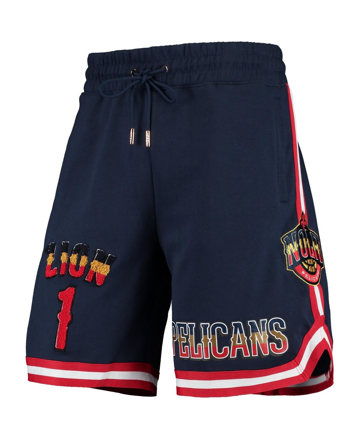 Shop Pro Standard Men's  Zion Williamson Navy New Orleans Pelicans Player Shorts