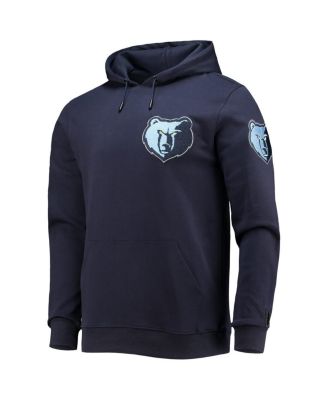 Men's Navy Memphis Grizzlies Logo Pullover Hoodie