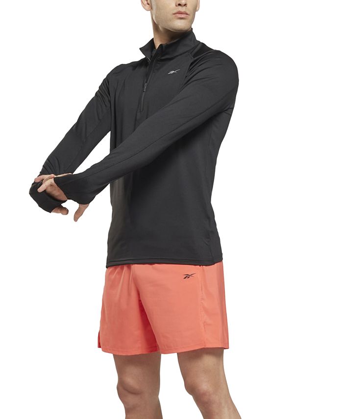 Reebok Men's Running QuarterZip LongSleeve Top Macy's