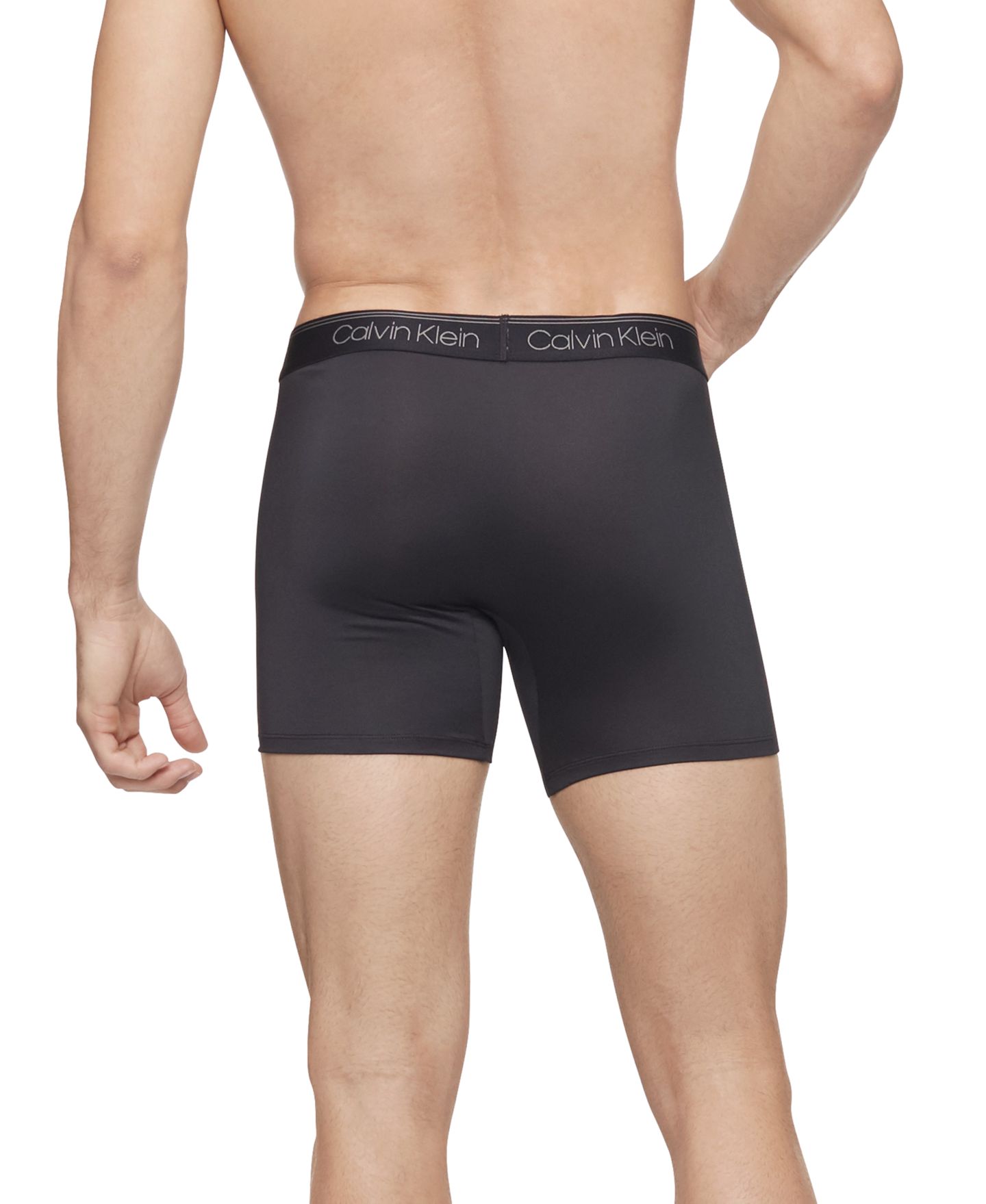 Трусы-боксеры Micro для мужчин, стрейч, 5 шт. — Calvin Klein, цвет: 5 Чёрный — фото 3